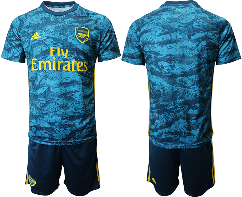 Men 2020-2021 club Arsenal blue goalkeeper  Soccer Jerseys->arsenal jersey->Soccer Club Jersey